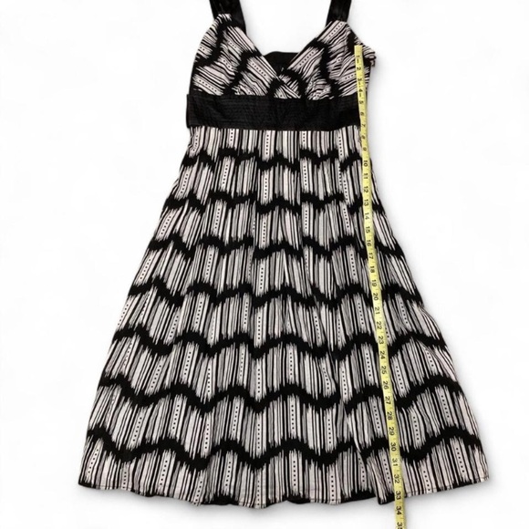 Y2K Babydoll Midi Dress Women's 6 Elegant Whimsygoth Fairy Dance Party Zig Zag - Picture 6 of 6